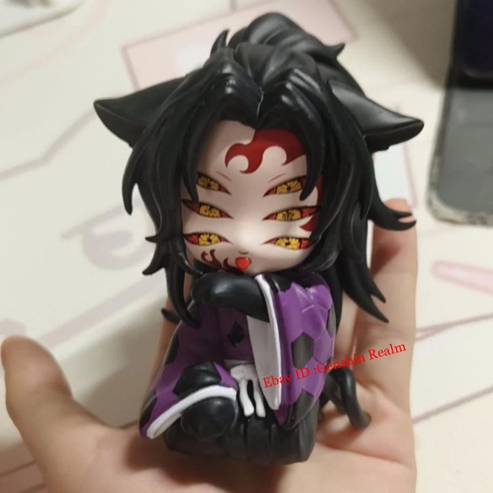 Anime Demon Slayer Kokushibo Cat Pvc Figure Model Collection Decor Gift 07FC0E-D4 - KOEEK