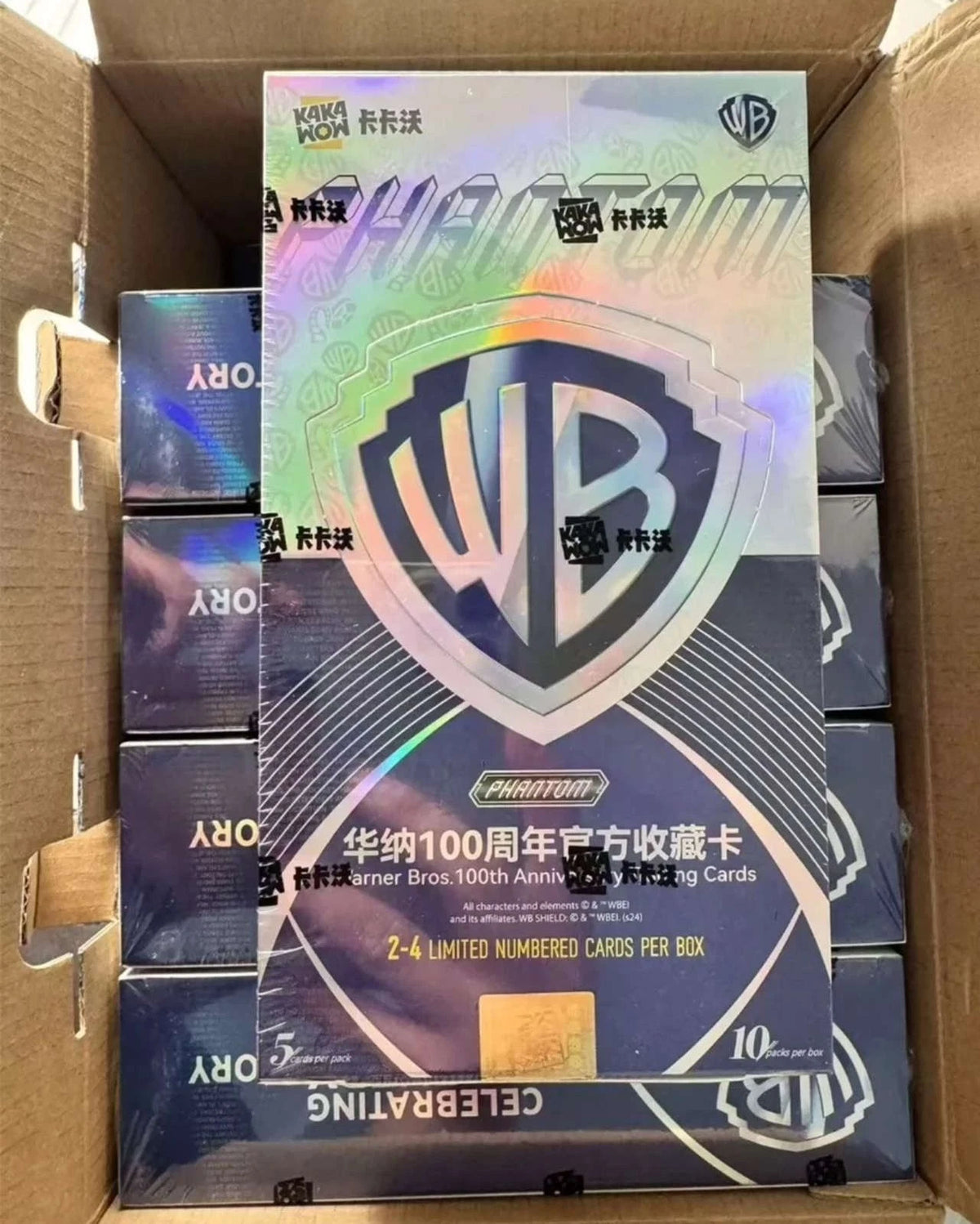 Kakawow 2024 PHANTOM Warner Bros 100 th Anniversary Trading Cards Box Sealed