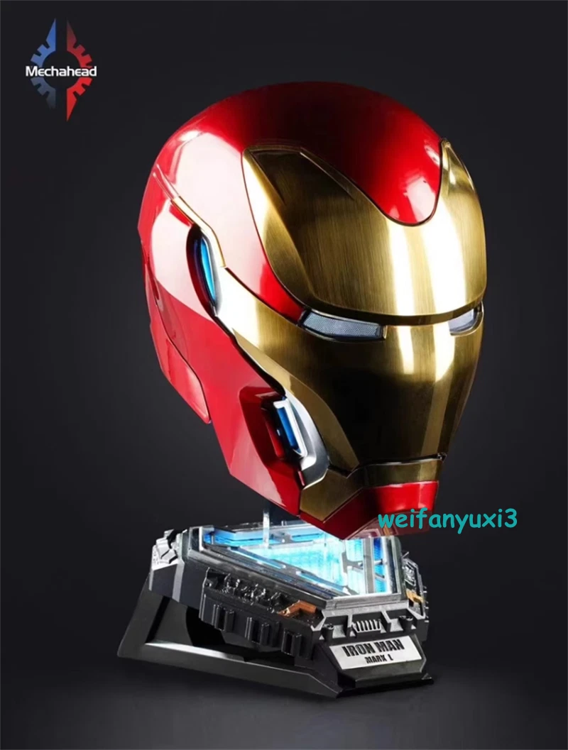 US!!  Iron Man MK50 Helmet 1/1 Wearable Voice Control Deformation Prop Helmet 07FC0E-D4 - KOEEK