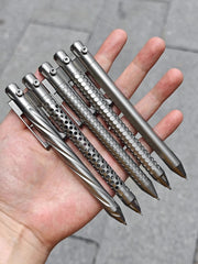 Titanium Alloy Pen With Collection Writing Multi-functional Portable Outdoor EDC 07FC0E-D4 - KOEEK
