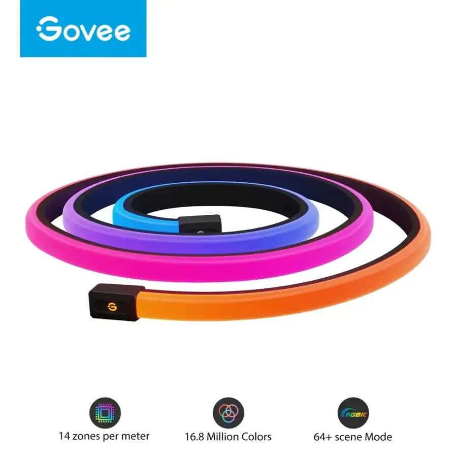 Govee - RGBIC LED Neon Rope Light for Desks 6.5ft - H61C2 - GOVEE - KOEEK