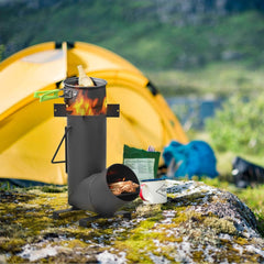 new Stanbroil Camping Rocket Stove for Outdoor Cooking, Portable Wood Burning... STANBROIL - KOEEK