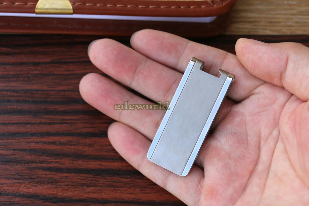 Titanium Ti Money Clip Wallet Metal Credit Card Cash Holder Bottle Opener EDC 07FC0E-D4 - KOEEK