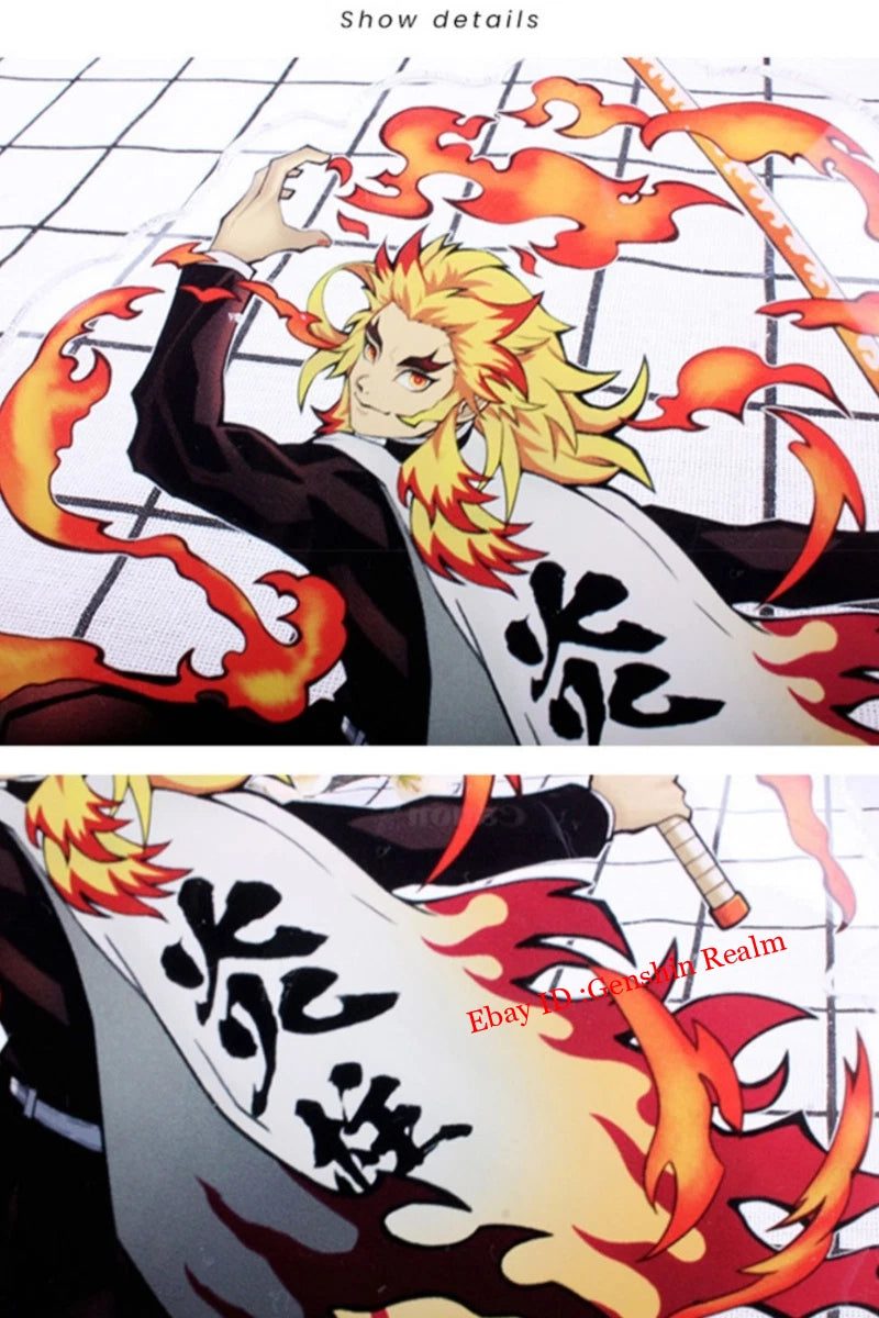 Anime Demon Slayer Uzui Tengen Stand Establish Plates Figure Acrylic Gift 07FC0E-D4 - KOEEK