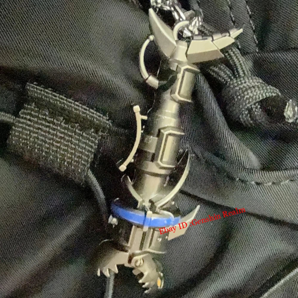 Anime Arcane：League of Legends Jinx Metal Keychain Backpack Pendant Decor Gift 07FC0E-D4 - KOEEK