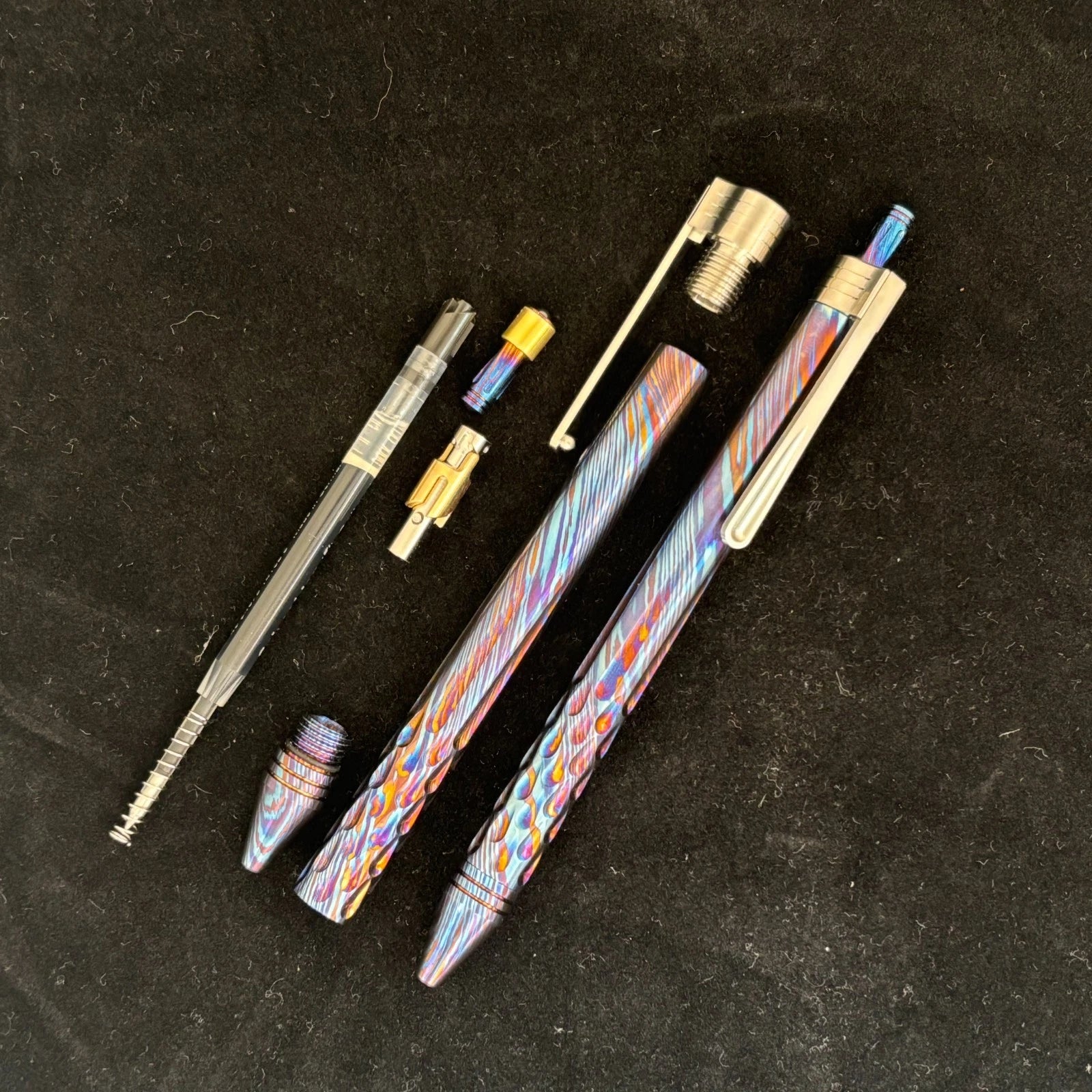 Titanium Ballpoint Pen EDC Pocket Pen Office Business Writing Signature Gift 07FC0E-D4 - KOEEK