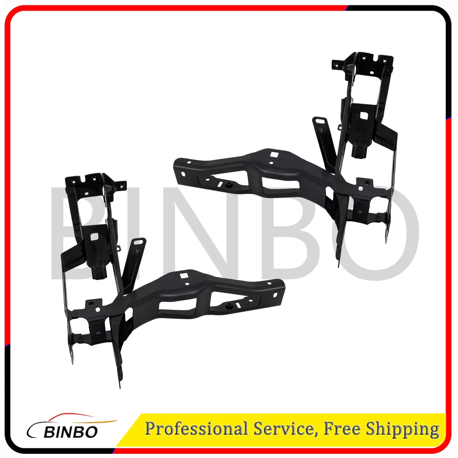Set of 2 Radiator Supports Core Driver & Passenger Side Left Right for X4 Pair 07FC0E-D4 - KOEEK