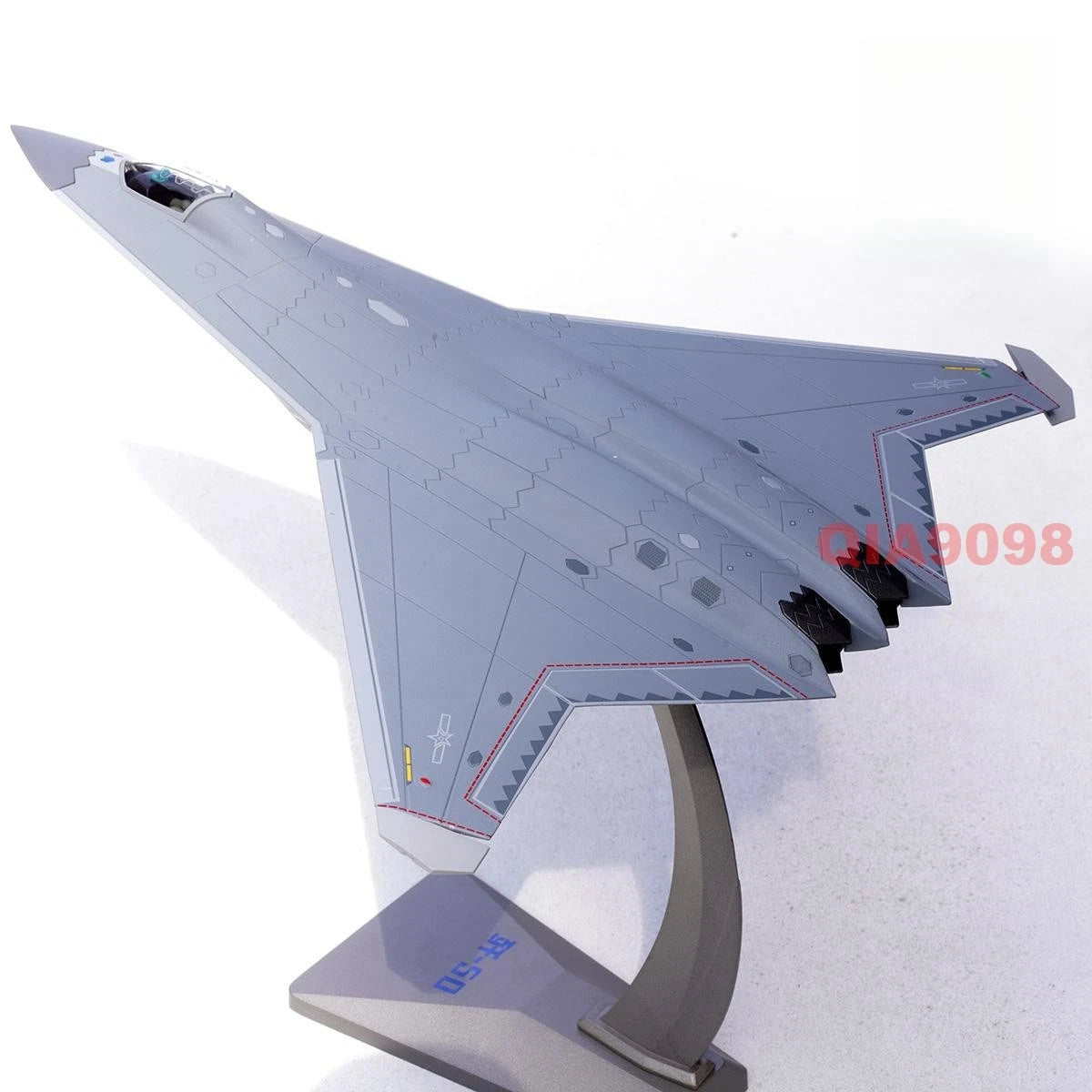 1/72 Scale China PLA Sixth Generation J-50 Stealth Fighter Jet Metal Model 07FC0E-D4 - KOEEK
