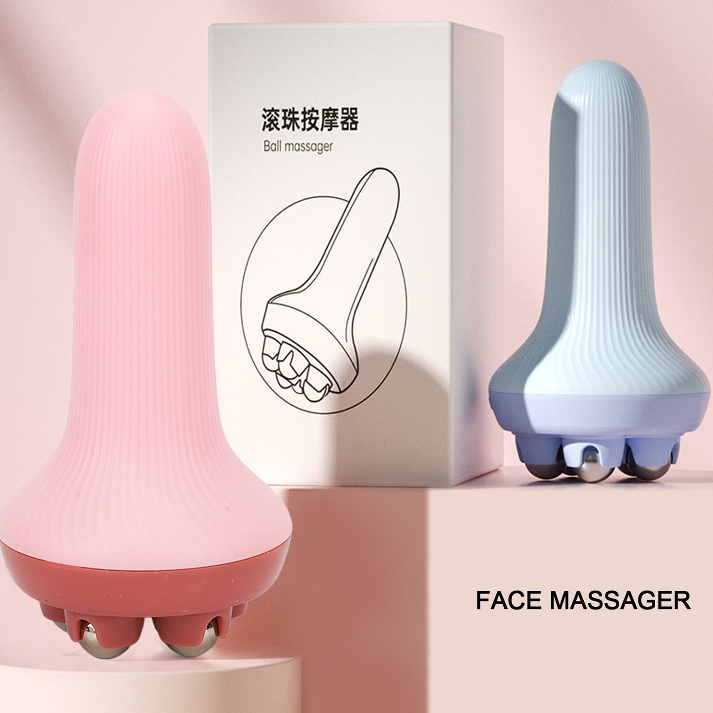 new Face Sculpting Roller 360 Degrees Massage Skin Care Eliminate Edema ABE koeek - KOEEK