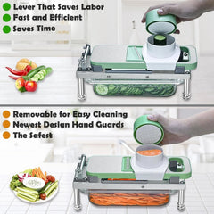 Multi-Function Vegetable Chopper (8 Blades) - Mandoline Slicer 07FC0E-D4 - KOEEK