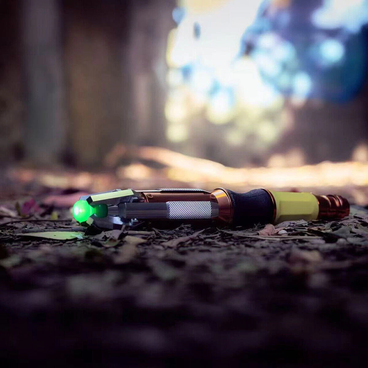 Doctor Who 11th Metal Sonic Screwdriver LED Colorful Light Cosplay Prop Replica 07FC0E-D4 - KOEEK
