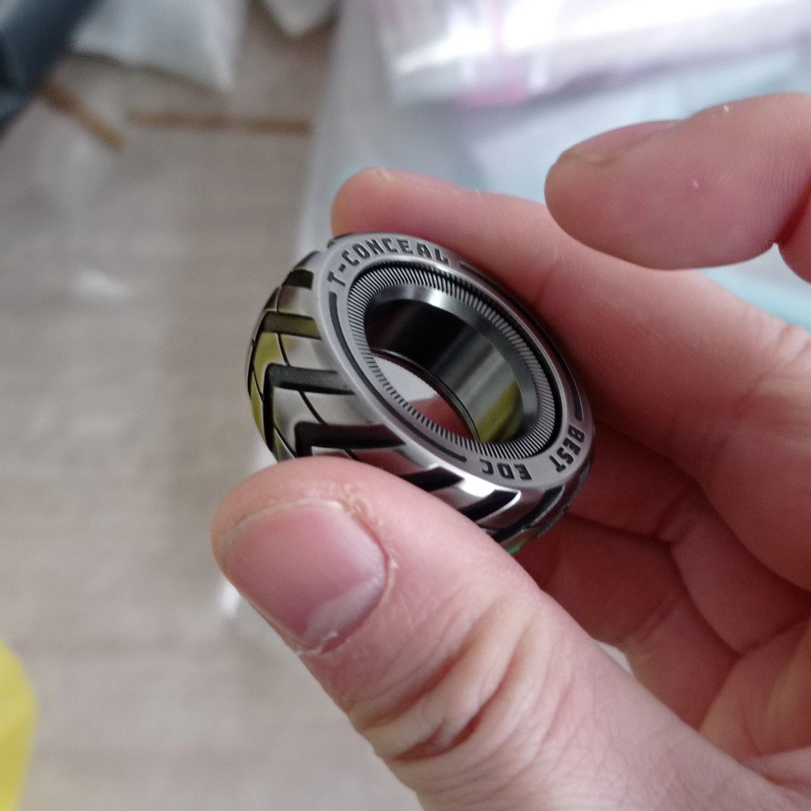 Fidget Slider Decompression Fidget Toy Spinner Stress Relief For Adults EDC Gift 07FC0E-D4 - KOEEK