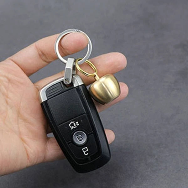 Brass Keychain Waterproof Storage Box Sealed Pill Capsula Portable Tank EDC Tool 07FC0E-D4 - KOEEK