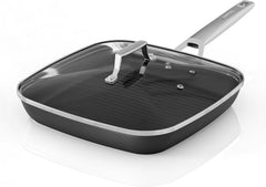 Square baking dish (with lid)ceramic non-stick baking dish,suitable for all hobs 07FC0E-D4 - KOEEK