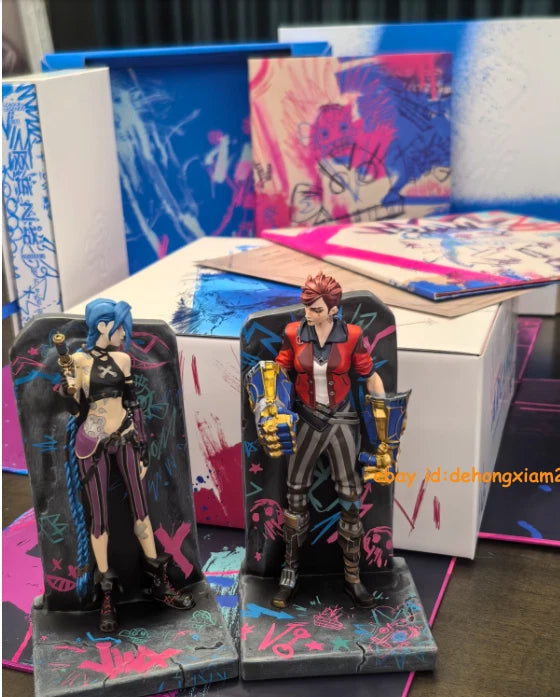 Arcane League of Legends Master Edition CD Art Set Figure&Vinyl Record Gift Box LEAGUE_OF_LEGENDS - KOEEK