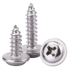 new x Phillips Pan Washer Head Wood Screws Self Tapping, x 07FC0E-D4 - KOEEK