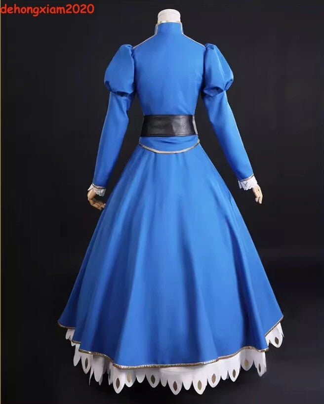Fate/stay Night Altria Pendragon Cosplay Saber Combat Anime Full Outfit Cloak 07FC0E-D4 - KOEEK