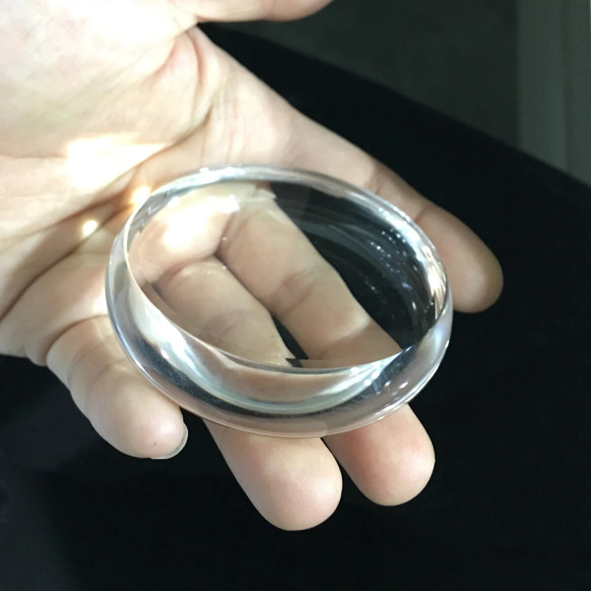 Professional K9 Cristal Glass Base for Spinning Top Precise Made mini size 2.6’ 07FC0E-D4 - KOEEK