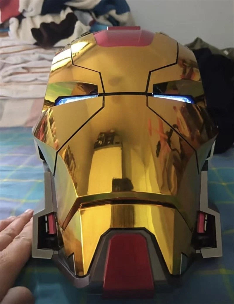 IN STOCK Iron Man MK17 Heartbreaker Helmet English Voice-controlled Full Mask 07FC0E-D4 - KOEEK