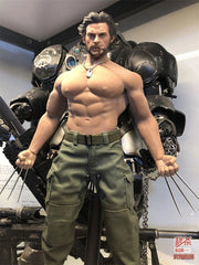 1/6 X-Men Wolverine Logan Hugh Jackman Figure Model DIY Kit Collectible Doll Toy 07FC0E-D4 - KOEEK