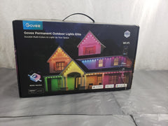 Govee 100ft WHITE Permanent Outdoor Lights Elite RGBIC App Enabled -- READ GOVEE - KOEEK
