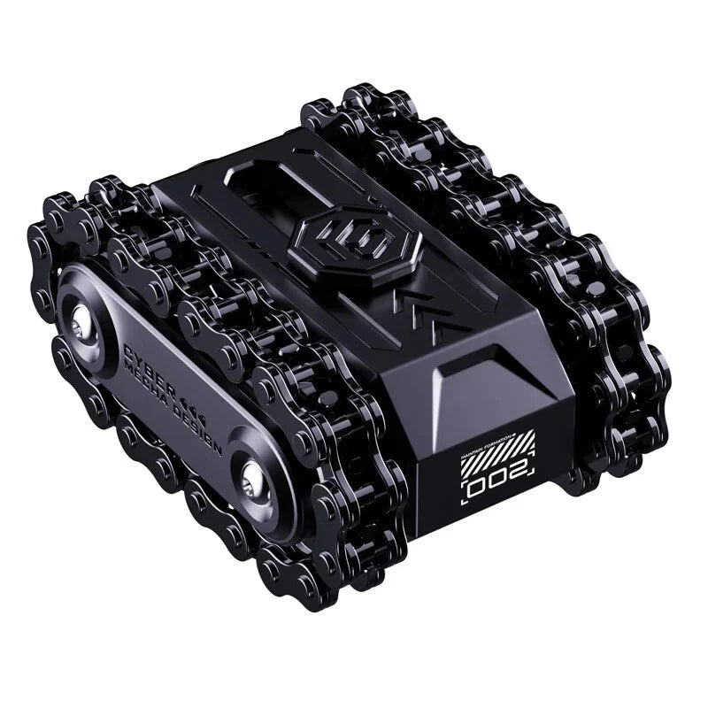 EDC Tank Ratchet Wheel Fidget Roller Magnetic Push Card Relieve Stress Toy 07FC0E-D4 - KOEEK