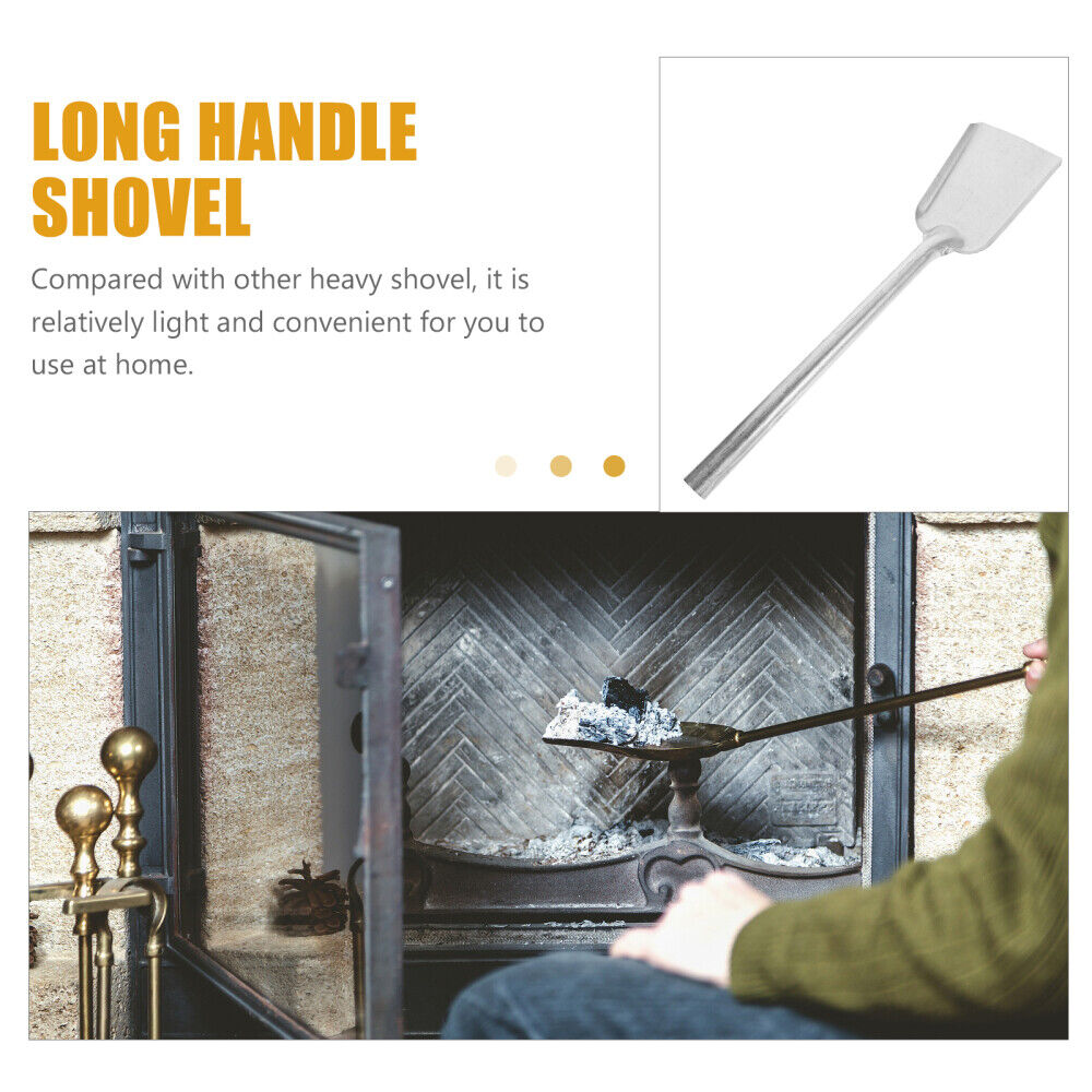 new  Iron Shovel Stove Shovel Fire Stove Charcoal Scoop Indoor Dustpan Bbq Pellet koeek - KOEEK