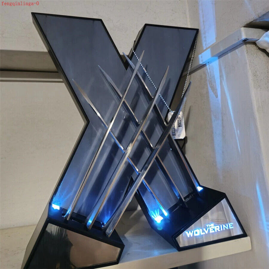 Deadpool & Wolverine Logan Steel Claw Cosplay Wearable Props LED Table Ornament 07FC0E-D4 - KOEEK