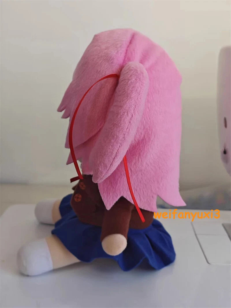 Doki Doki Literature Club Plush Natsuki Plush Doll Pillow Stuffed Toy Xmas Gift 07FC0E-D4 - KOEEK