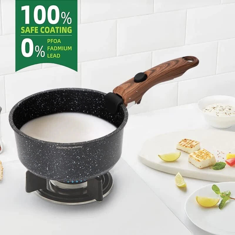 Induction Cookware Set with Removable Handles - 10 Piece Nonstick Cookware Set 07FC0E-D4 - KOEEK