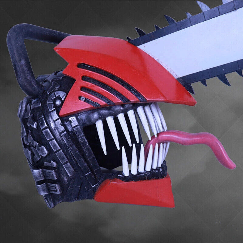Chainsaw Man Denji Pochita Helmet Mask Wearable Detachable Anime Halloween Prop 07FC0E-D4 - KOEEK