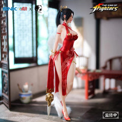 BearPanda×SNK 1/6 Mai Shiranui Red Cheongsam The King Of Fighters Statue Figure BEARPANDA - KOEEK
