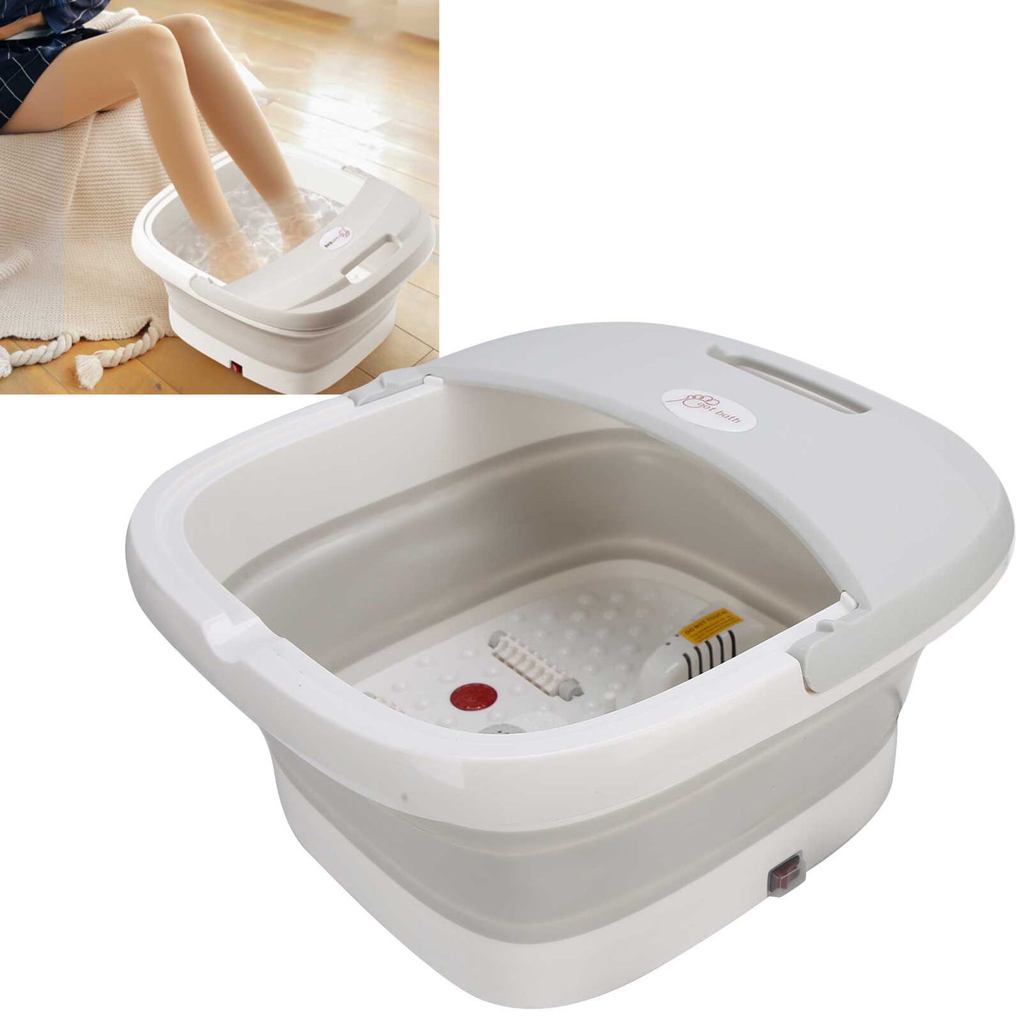 new Spa Bath Massager Electric Household Bath Machine Massager(EU Plug ) HGF koeek - KOEEK