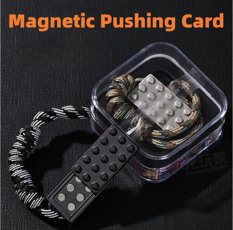 Click Clicker Slider Push Card Toy Hand Fidget decompression Pocket gift EDC Toy 07FC0E-D4 - KOEEK