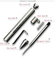 TWOSUN Titanium Alloy Pen Outdoors EDC Pen Write Ball-Point Signature Pen Gifts TWOSUN - KOEEK
