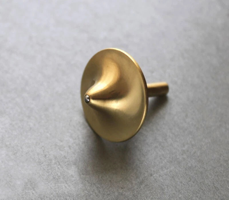 EDC Finger Spinning Top Brass Ceramic Bead Decompression Metal Spinner Toys 07FC0E-D4 - KOEEK