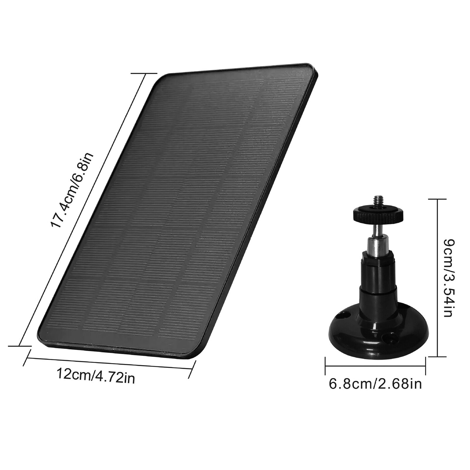 new Solar Panel Solar Cell Outdoor Waterproof 3W 5V Charger 360° Mounting Bracket koeek - KOEEK