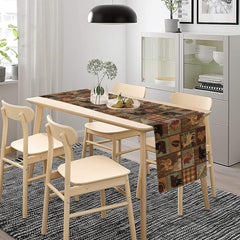 new Rustic Moose Deer Bear Table Runner, Retro Vintage 13x36inch, Countryside-2 07FC0E-D4 - KOEEK