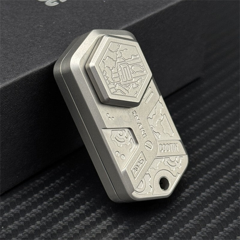 Personalized Snake EDC Fidget Toys Stainless Steel Magnetic Push Haptic Slider 07FC0E-D4 - KOEEK