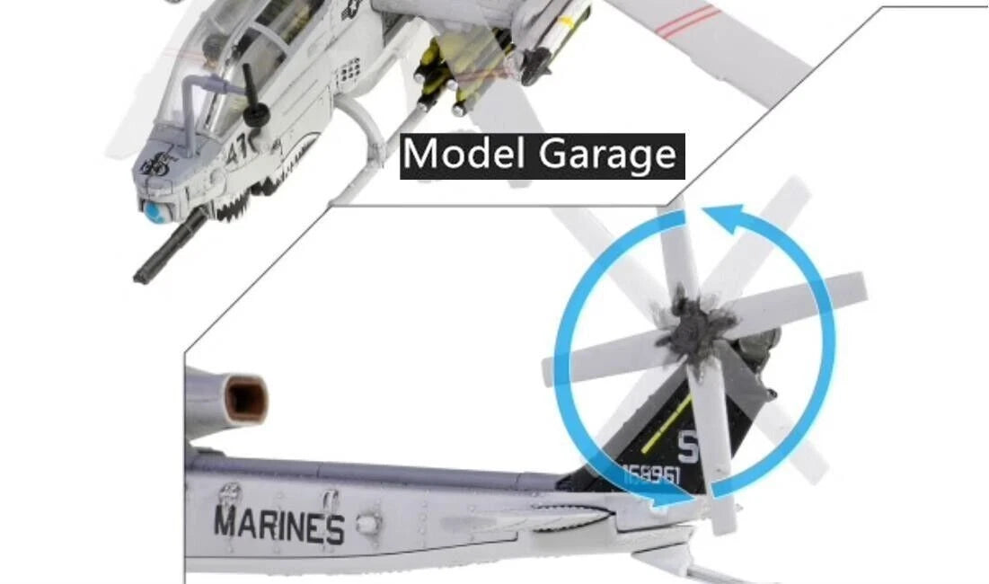 1/72 Built Finished Forces of Valor FOV USMC Bell AH-1Z 'Viper' Helicopter Model FORCES_OF_VALOR - KOEEK