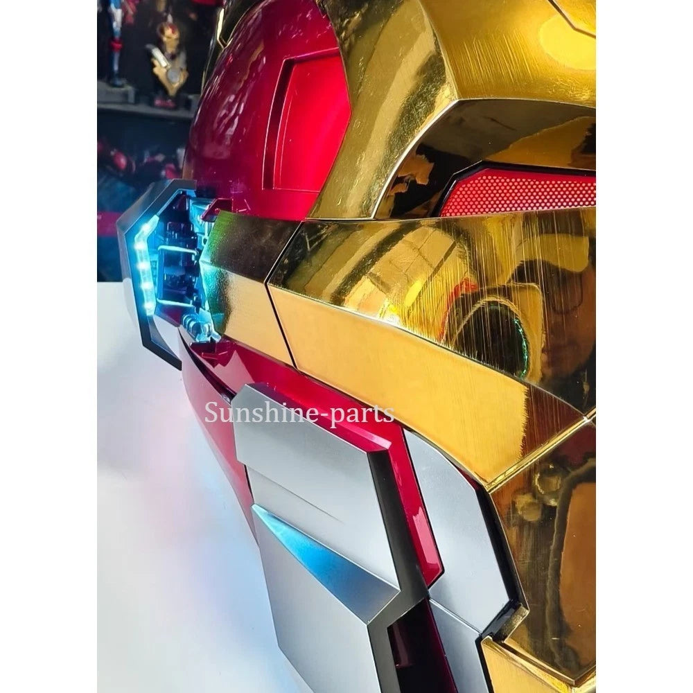 Iron Man Helmet MK17 1/1 Wearable English Voice-controlled Mask Transform Prop 07FC0E-D4 - KOEEK