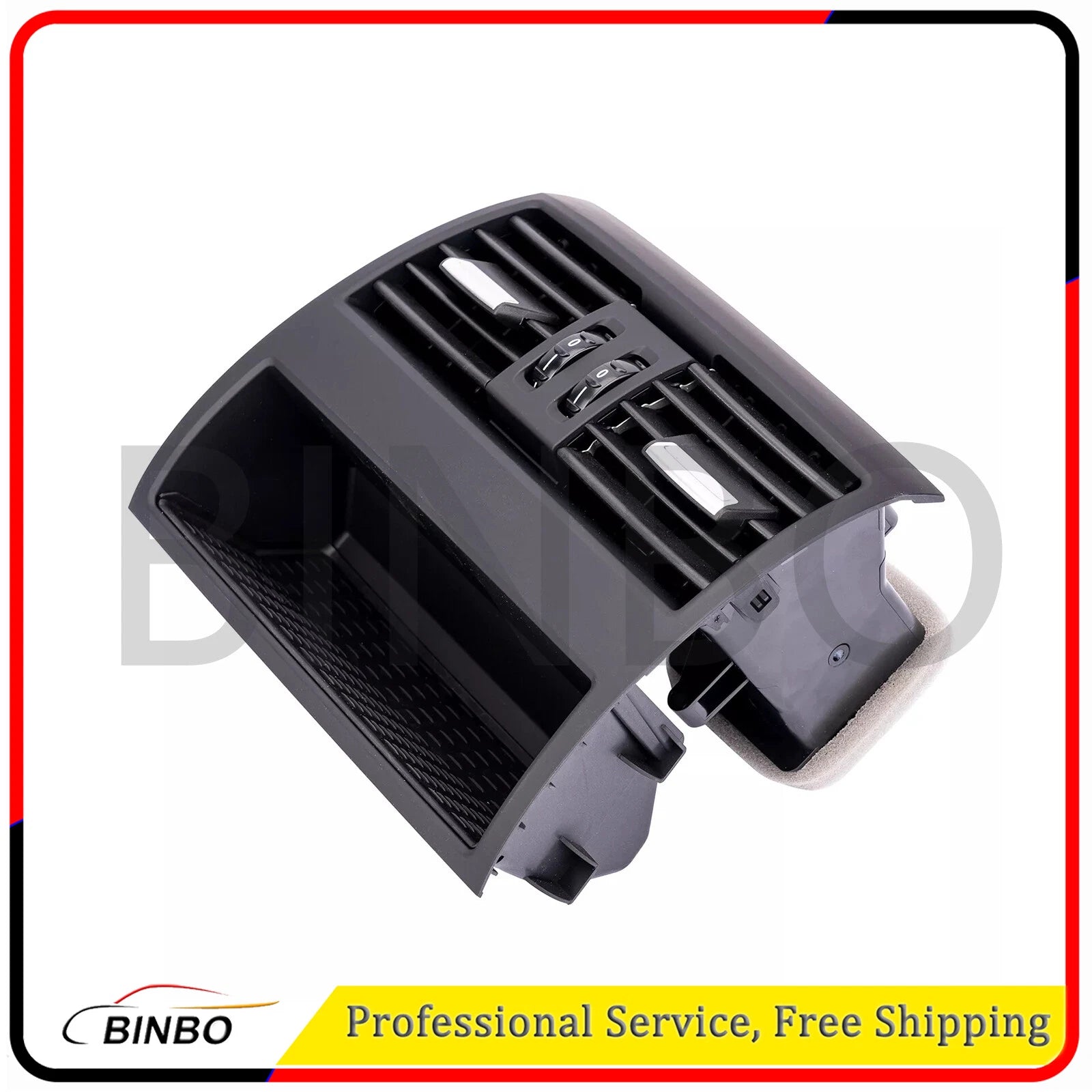 Car Rear Console Center Grill Dash AC Air Vent for BMW 5er F10 F18 64229172167 07FC0E-D4 - KOEEK