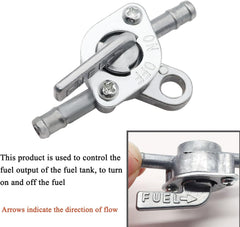 new Taiss 3/16" Inline Gas Fuel Petcock On-Off Switch Shut Off Valve .Suitable... TAISS - KOEEK