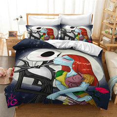 US Size The Nightmare Before Christmas 3PCS Bedding Set Duvet Cover Pillowcases 07FC0E-D4 - KOEEK