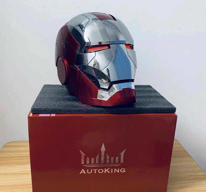 Iron Man MK5 1:1 Helmet Wearable Voice-control Deformed Mask Halloween Cosplay 07FC0E-D4 - KOEEK