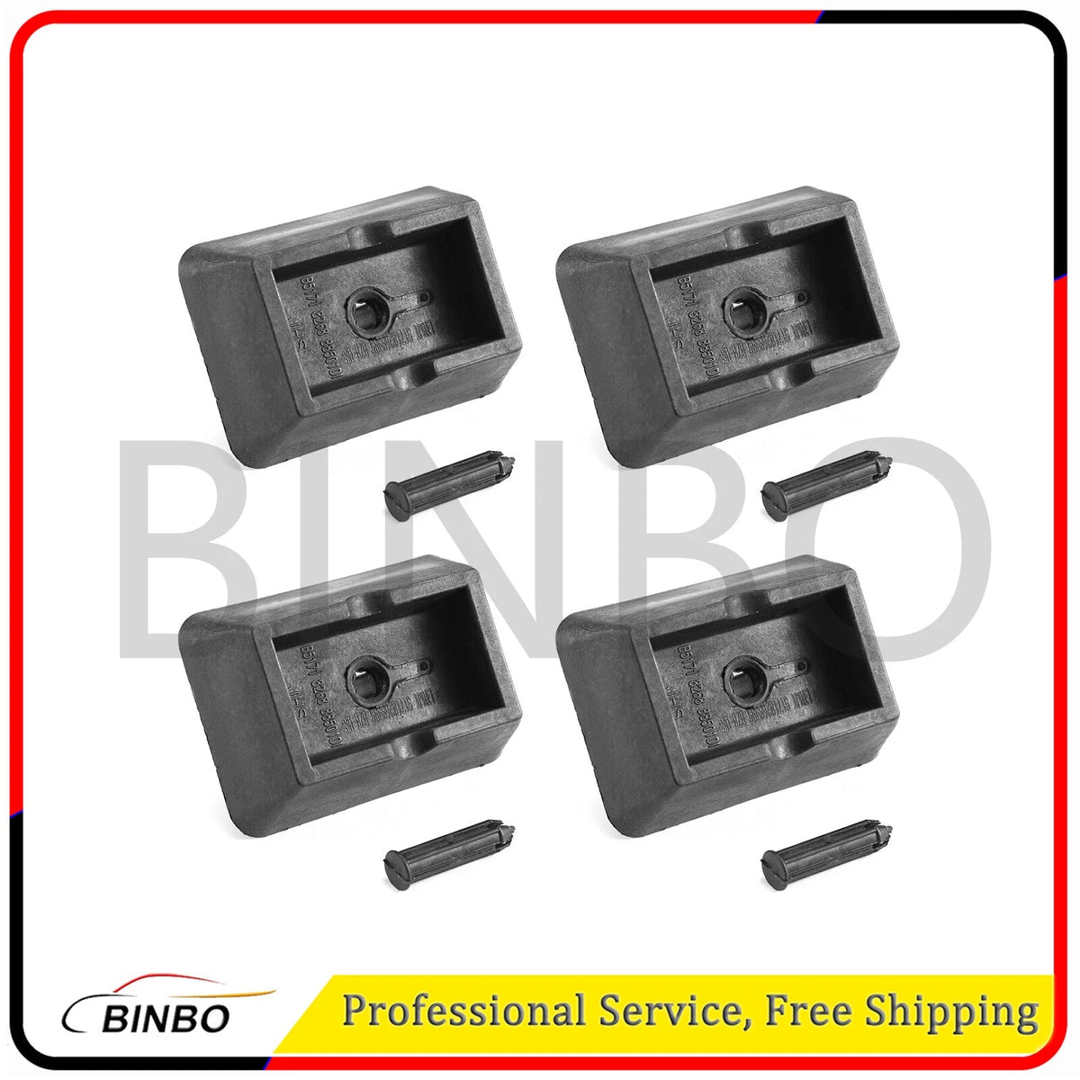4PCS Under Car Jack Support Lift Pad for BMW E39 E46 323Ci 323i Z4 51718268885 07FC0E-D4 - KOEEK