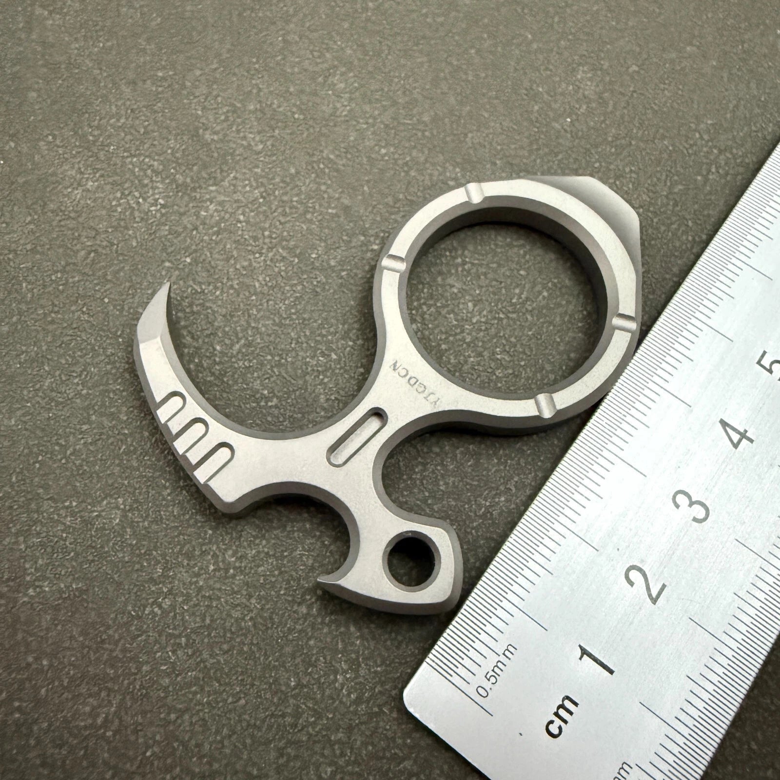RIHE Design TC4 TITANIUM PRY Bar TOOL sickle EDC Bottle opener 07FC0E-D4 - KOEEK