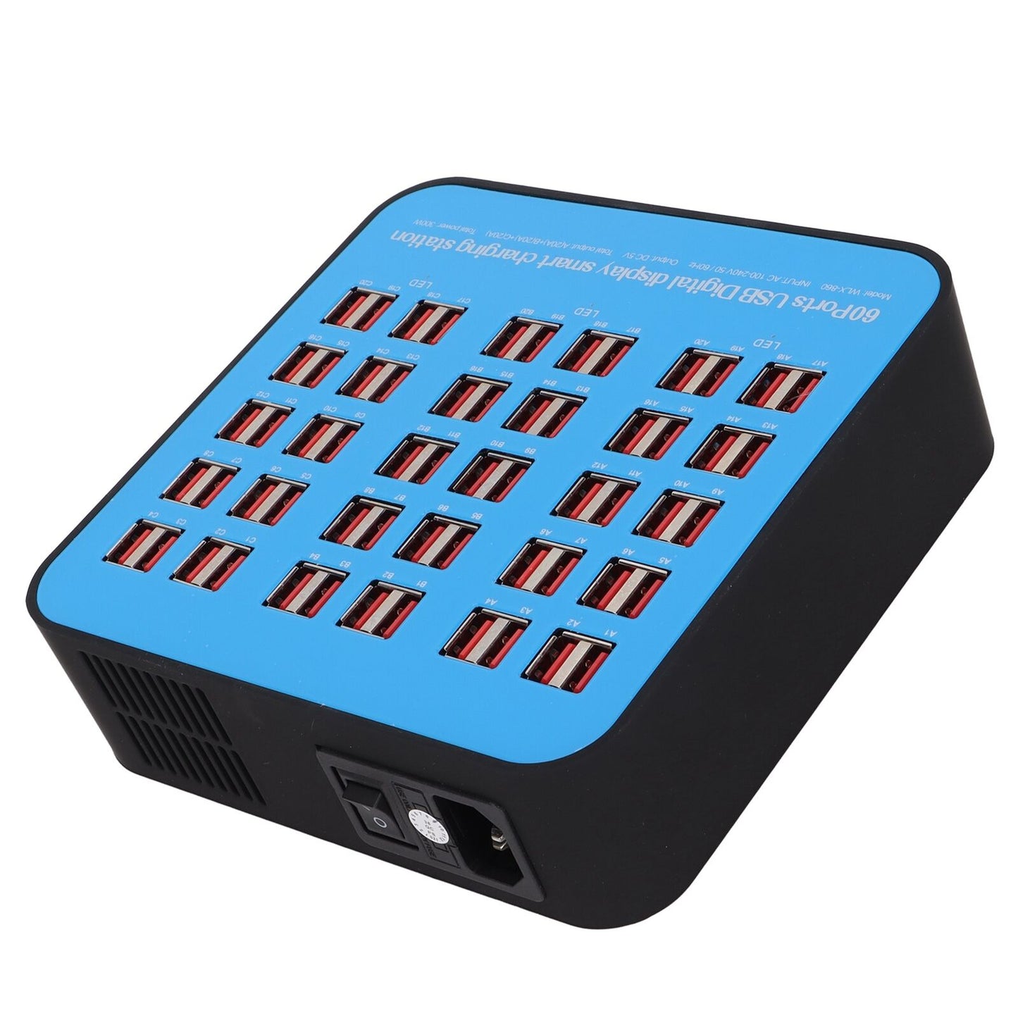 new 60 Ports Desktop Charger Universal Multi Ports Charging Station For Tablets For koeek - KOEEK