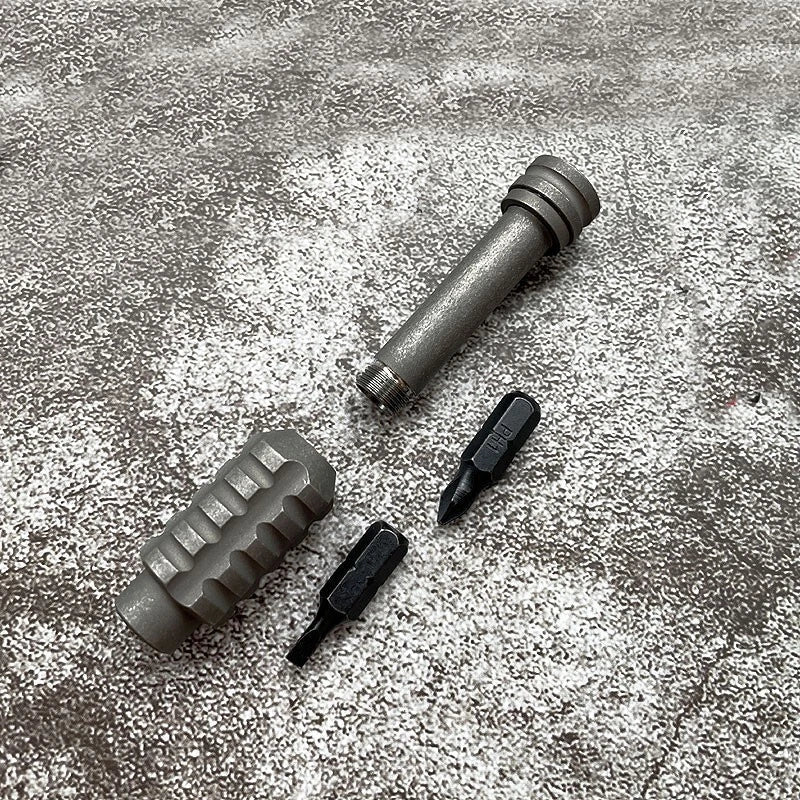 Titanium Alloy Screwdriver portable Gadget Cross Bit Riding EDC multi-Tools 07FC0E-D4 - KOEEK