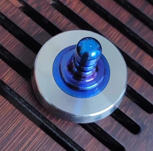 Titanium+ Stainless Steel Spinning Top Ceramic Bead Fidget Spinner EDC Toys Gift 07FC0E-D4 - KOEEK